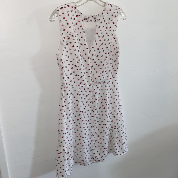 Esley Bird Patterned Dress - S - Picture 4 of 8